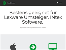 Tablet Screenshot of lexware.intex-publishing.de